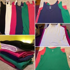 Bundle of 6 Old Navy tank tops 3X and 4X